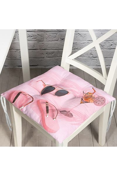 Realhomes Custom Design Digital Printed Pouf Chair Cushion