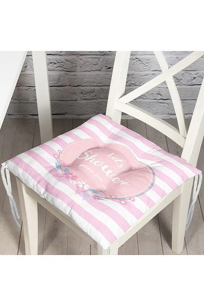 Realhomes Pernă de scaun cu puf imprimată digital cu design personalizat