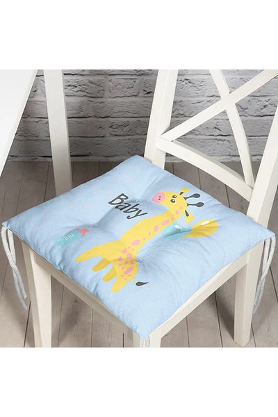 Realhomes Pernă de scaun cu puf imprimată digital cu design personalizat