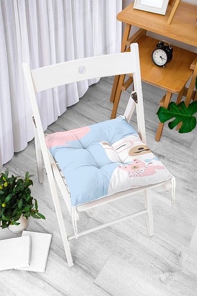 Realhomes Pernă de scaun cu puf imprimată digital cu design personalizat