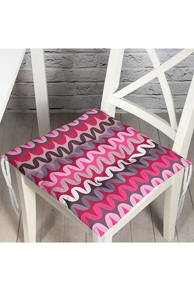 Realhomes Digital Printed Fluffy Chair Cushion