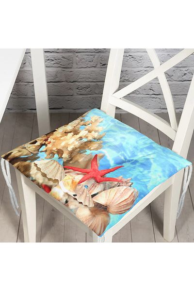 Realhomes Custom Design Digital Printed Pouf Chair Cushion