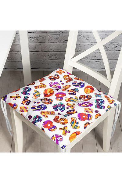 Realhomes Custom Design Digital Printed Pouf Chair Cushion