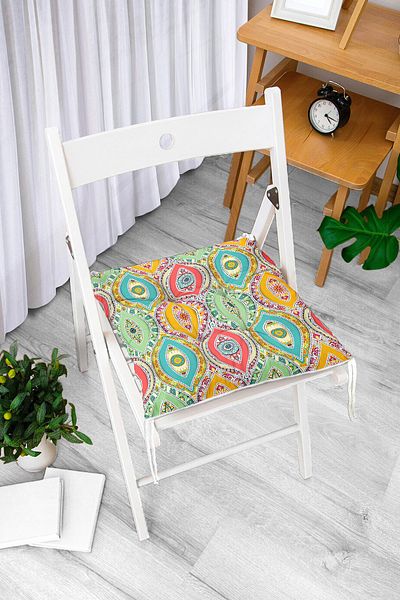 Realhomes Real Homes Digital Printed Fluffy Chair Cushion