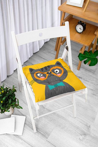 Realhomes Custom Design Digital Printed Modern Pouf Chair Cushion