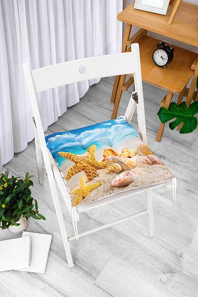 Realhomes Custom Design Digital Printed Pouf Chair Cushion