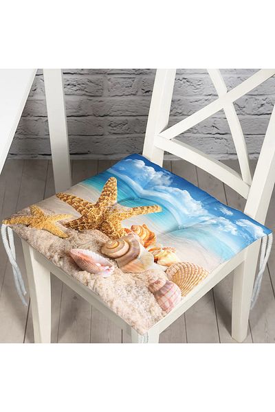Realhomes Custom Design Digital Printed Pouf Chair Cushion