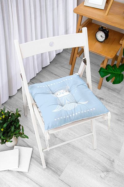 Realhomes Pernă de scaun cu puf imprimată digital cu design personalizat