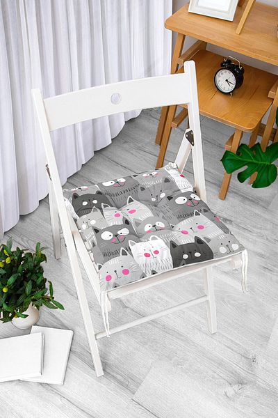 Realhomes Digital Printed Fluffy Chair Cushion
