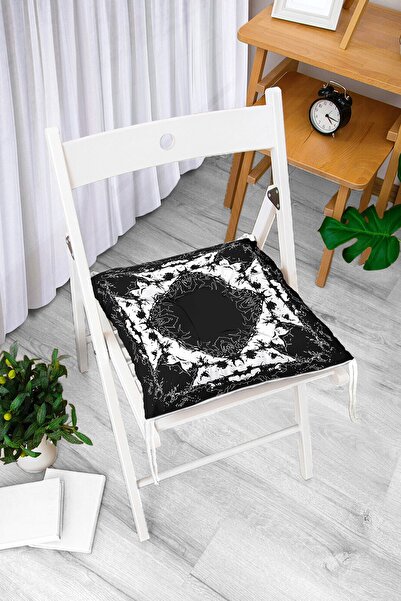 Realhomes Četvrtasti jastuk za stolicu sa specijalnim dizajnom i mandala uzor...