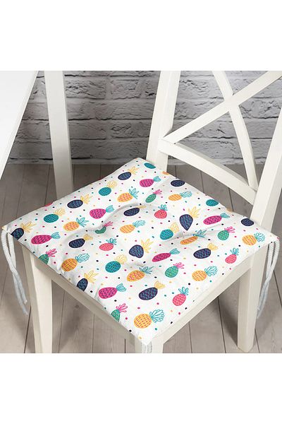 Realhomes Digital Printed Fluffy Chair Cushion