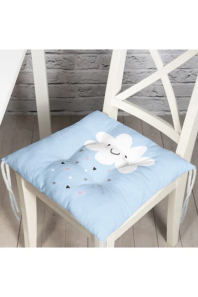 Realhomes Pernă de scaun cu puf imprimată digital cu design personalizat