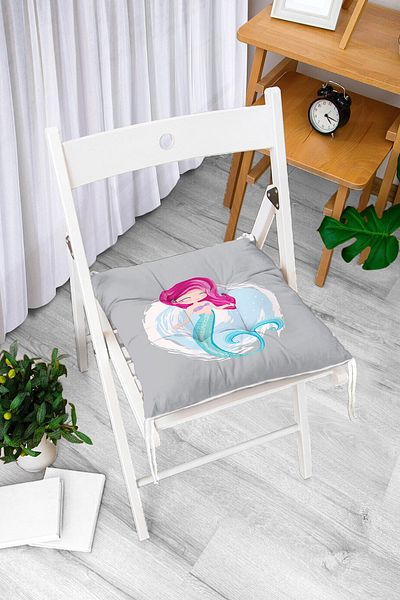 Realhomes Pernă de scaun cu puf imprimată digital cu design personalizat