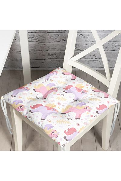 Realhomes Digital Printed Fluffy Chair Cushion