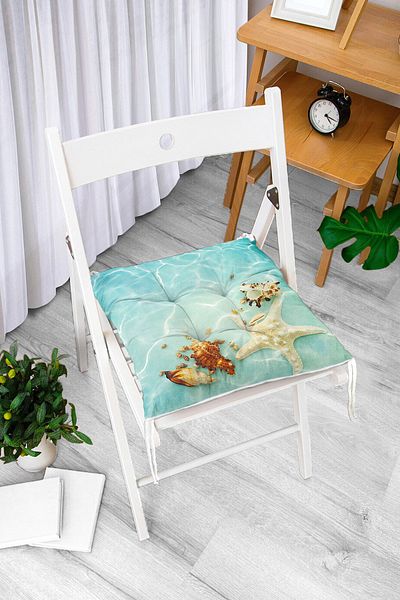 Realhomes Custom Design Digital Printed Pouf Chair Cushion