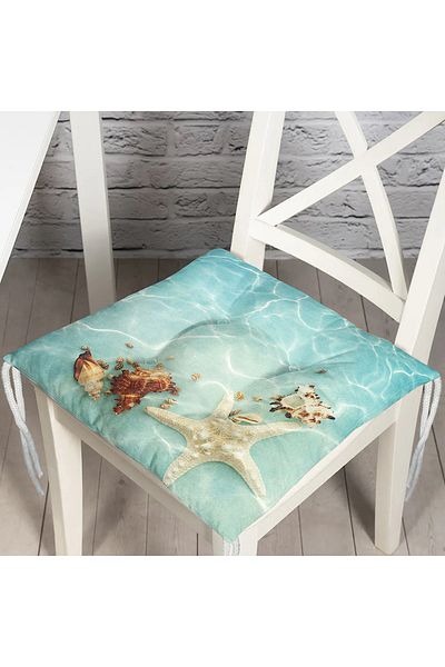 Realhomes Custom Design Digital Printed Pouf Chair Cushion