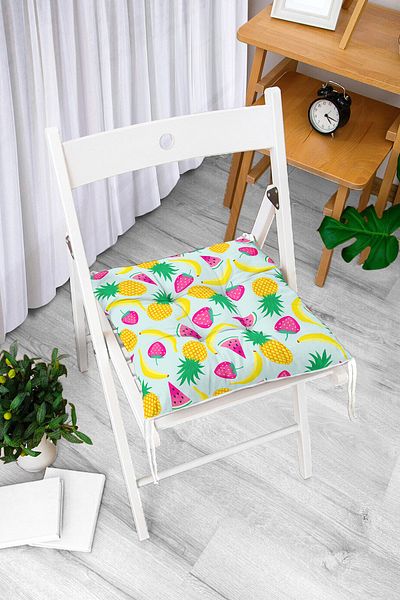 Realhomes Custom Design Digital Printed Pouf Chair Cushion