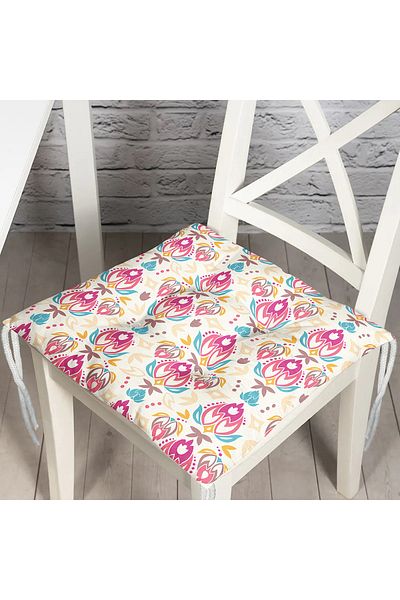Realhomes Digital Printed Fluffy Chair Cushion