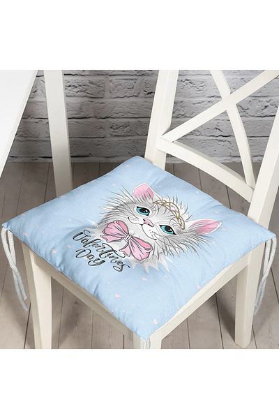 Realhomes Pernă de scaun cu puf imprimată digital cu design personalizat