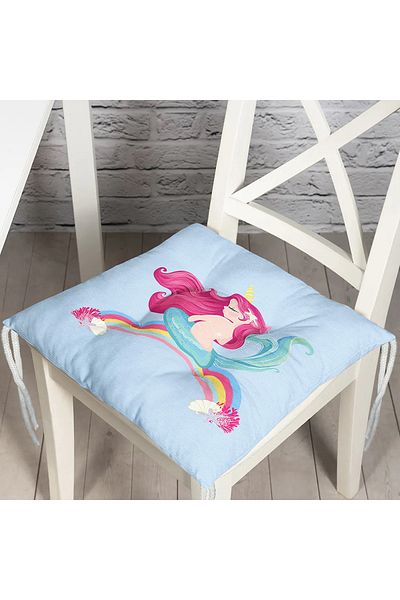 Realhomes Pernă de scaun cu puf imprimată digital cu design personalizat