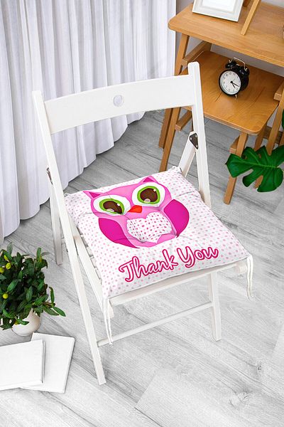 Realhomes Custom Design Digital Printed Pouf Chair Cushion