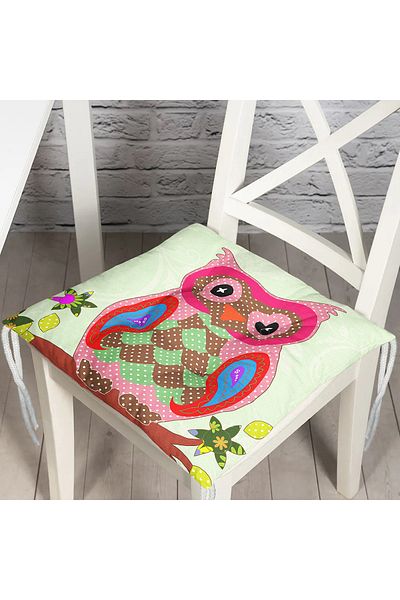 Realhomes Digital Printed Fluffy Chair Cushion