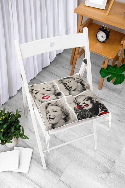 Realhomes Custom Design Digital Printed Pouf Chair Cushion