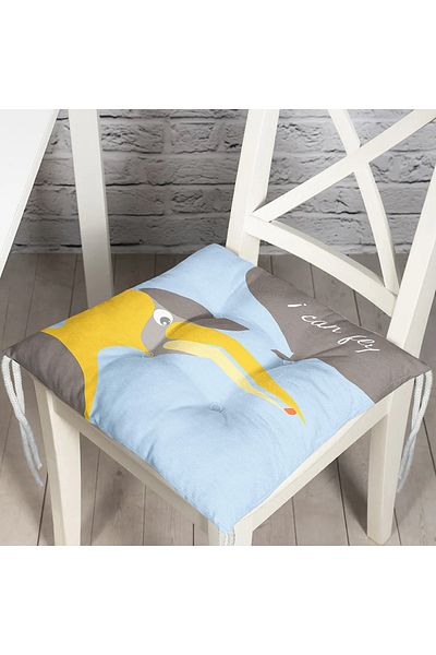Realhomes Pernă de scaun cu puf imprimată digital cu design personalizat