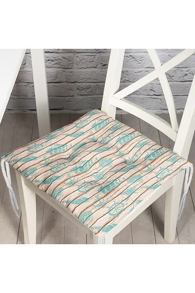 Realhomes Custom Design Digital Printed Pouf Chair Cushion