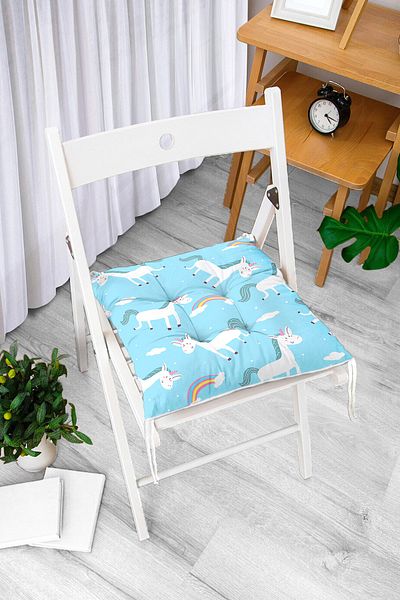 Realhomes Real Homes Digital Printed Fluffy Square Cushion Chair