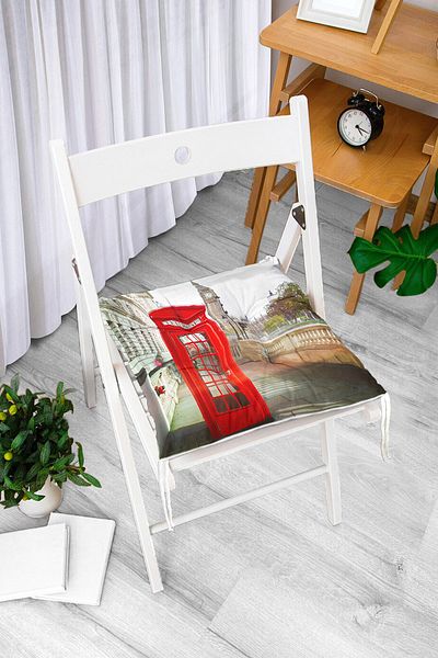 Realhomes Pernă de scaun cu puf imprimată digital cu design personalizat