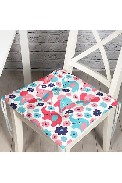 Realhomes Digital Printed Fluffy Chair Cushion