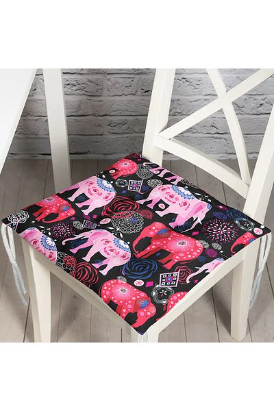Realhomes Custom Design Digital Printed Pouf Chair Cushion