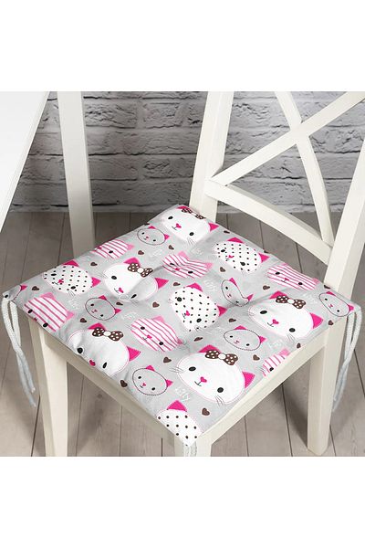 Realhomes Digital Printed Fluffy Chair Cushion
