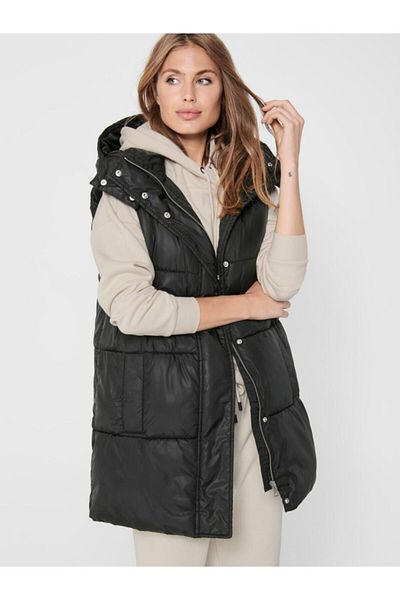 ONLY Vestă cu glugă pentru femei Onldemy Vestă căptușită 15220376