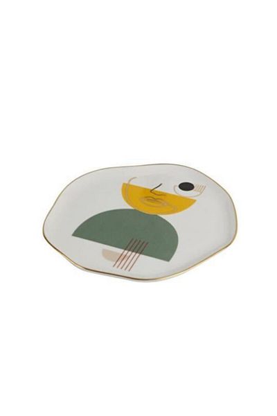 Porland Abstract Series 21cm Flat Plate Pattern1