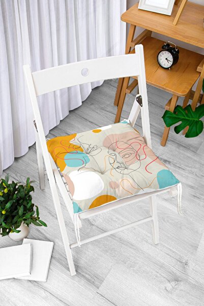 Realhomes Dekorativni jastuk za stolicu sa specijalnim dizajnom i temom portr...