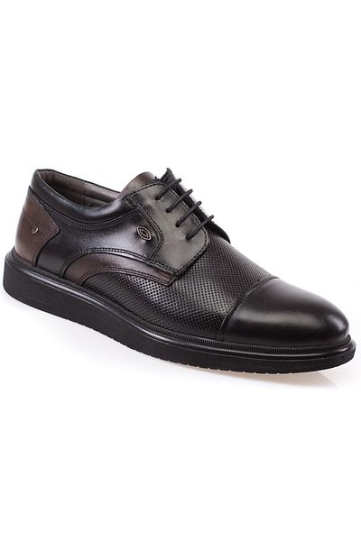 maximoda Piele naturală pentru bărbați, cu talpă înaltă, ușoare, pantofi clasici