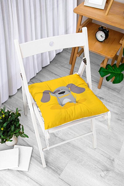 Realhomes Özel Tasarım Dijital Baskılı Modern Pofidik Sandalye Minderi