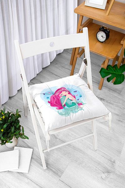 Realhomes Pernă de scaun cu puf imprimată digital cu design personalizat