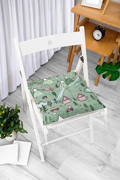 Realhomes Pernă de scaun modernă cu imprimare digitală cu design personalizat