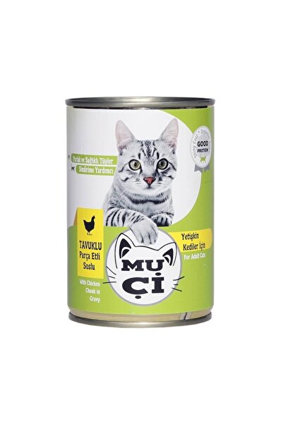 Konserve Kedi Maması Tavuk Etli 400 Gr