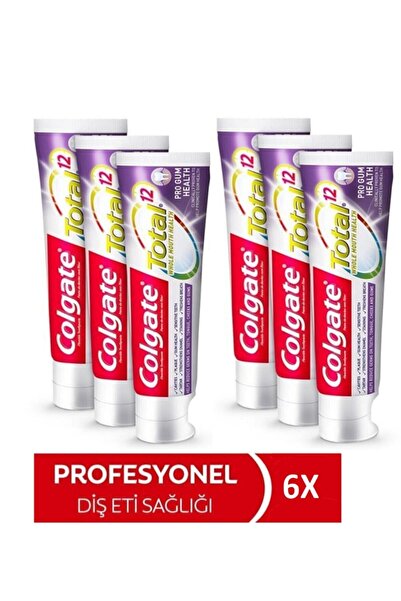 Colgate Total Profesyonel Diş Eti Sağlığı Diş Macunu 6 X 50ml