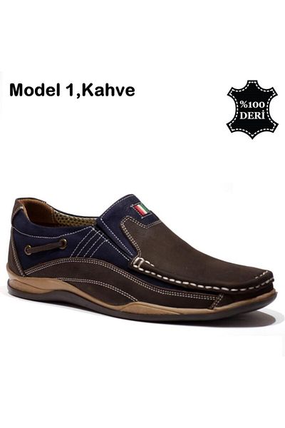 maximoda Genuine Leather Brown Men's Casual Shoes PRA-148166-014648