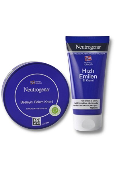 Neutrogena Norveç Formülü Besleyici Bakım Kremi 200 ml + Hızlı Emilen Bakım K...