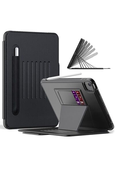 UnDePlus İpad Mini 7 (A17 Pro) Mini 6 Uyumlu Kılıfılıf Multifunction Leather Case 2021-2025