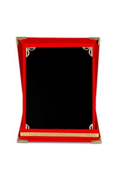 Okul Materyali 9X12 Albüm Plaket Kadife Kutulu