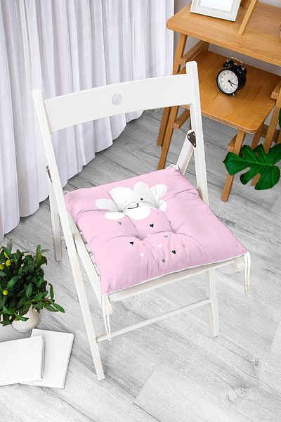 Realhomes Pernă de scaun cu puf imprimată digital cu design personalizat