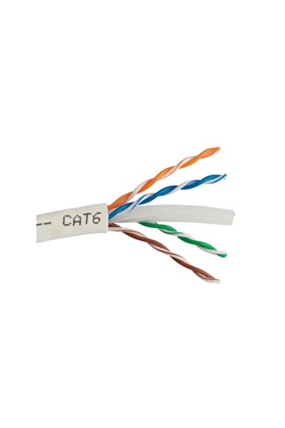 REÇBER Cat 6 Data Kablosu Sl400 U23 U/utp 4x2x23 Awg 15 Metre