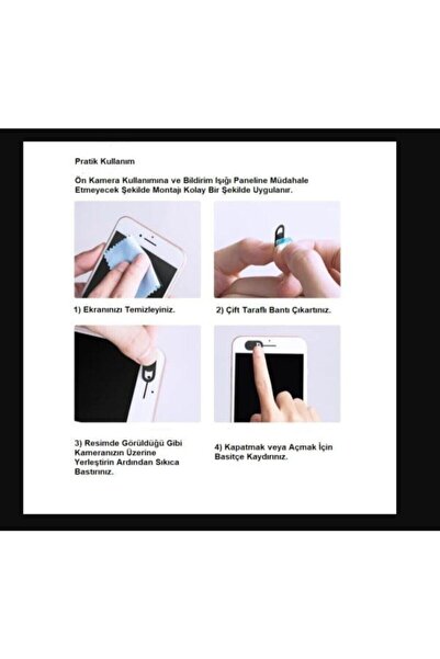 Webcam Cover Kriko Notebook Ve Telefon Kamera Kapatıcı Koruyucu